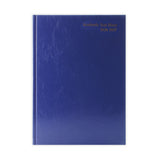 Janrax 2026-2027 A4 Day Per Page Blue Academic Diary