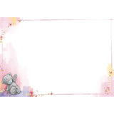 Bear Making Heart Shape With Paws Sending Love Blank Card