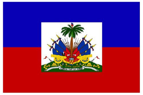 Haiti Flag 5ft X 3ft