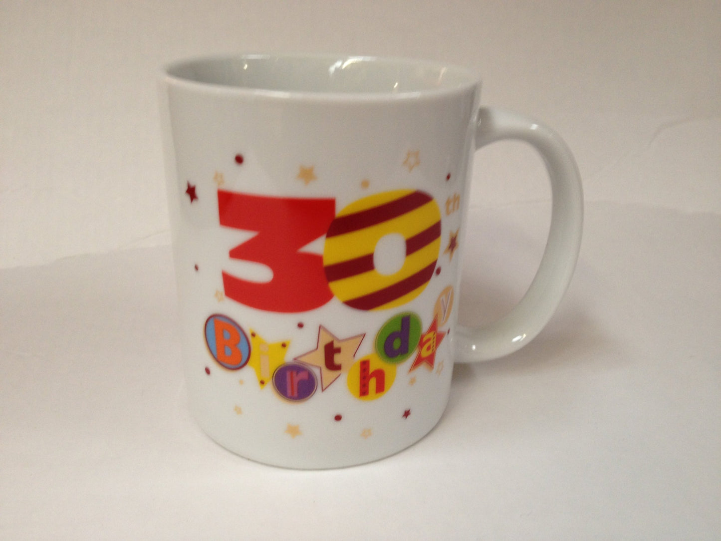 Happy 30th Birthday China Mug - Talking Pictures Fanfare Collection