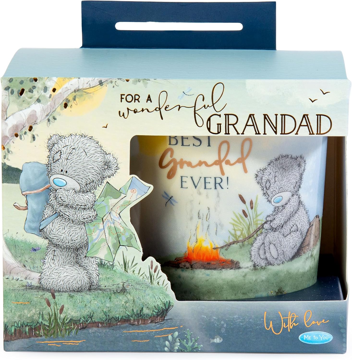 Me to You 'Best Grandad Ever!' Luxury Ceramic Boxed Mug for Father's Day Or Birthday Official Collection