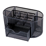 9 Compartment Wire Mesh Desktop Organiser