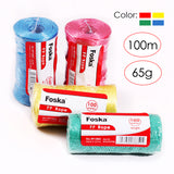 100m Plastic Colourful PP Rope 65g