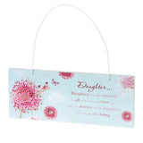 Wishing Well Daughter Words of Endearment Sentimental Wall Plaque {DC}