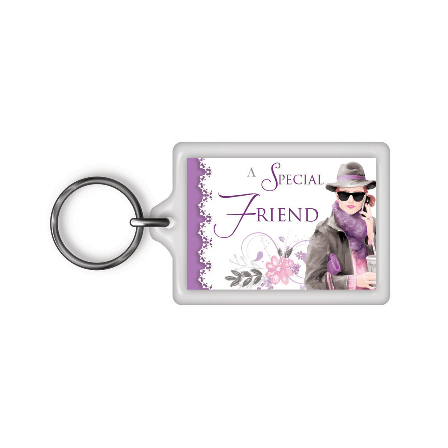 A Special Friend Celebrity Style World's Best Keyring