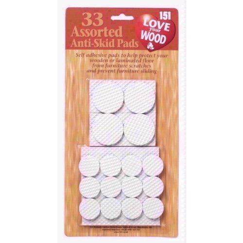 151 Love Your Wood 33 Assorted Anti-Skid Pads