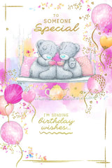 Bears Drinking Tea To Someone Special Luxury Handmade Birthday Card