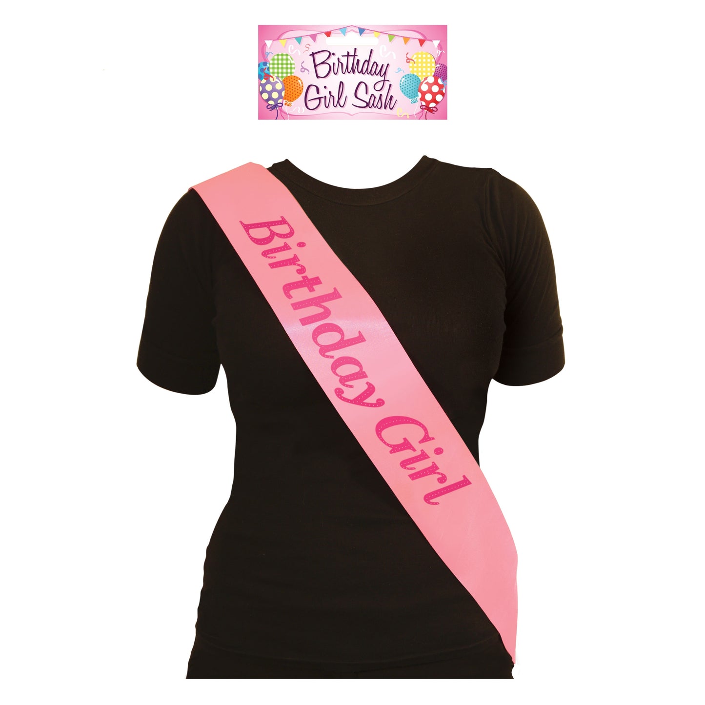 Birthday Girl Pink Sash