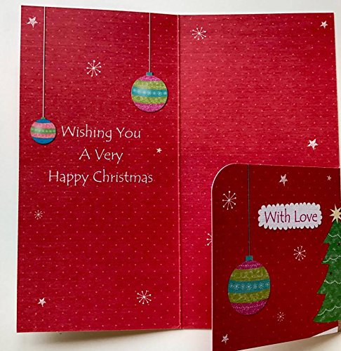 GRANDAUGHTER - CHRISTMAS XMAS MONEY GIFT PRESENT WALLET GREETING CARD - GIRL 