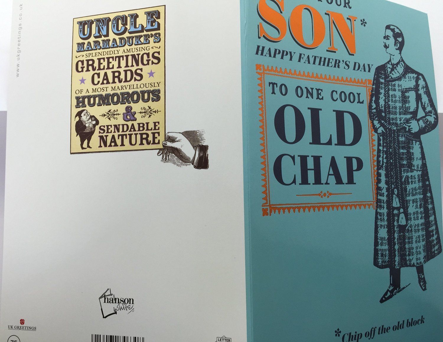 Splendid OLD CHAP From Son Father's Day Greeting Card 