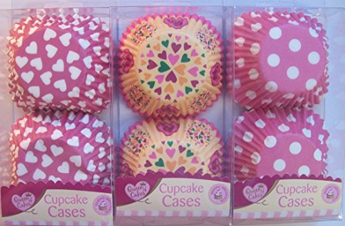 60 Pack Cupcake Case - Design Assorted {DC}