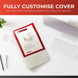 A4 White 3” (76mm) Presentation 2D Ring Binder with Fully Customisable Covers