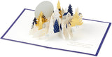 Winter Woodland Design 3D and Pop Up Holiday Wonder Christmas Card {DC}