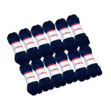 Navy Blue Acrylic Yarn Roll – 10g, 4 Strand 8 Ply Knitting Wool