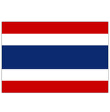 5ft x 3ft THAILAND / THAI FLAG WITH EYELETS PREMIUM QUALITY