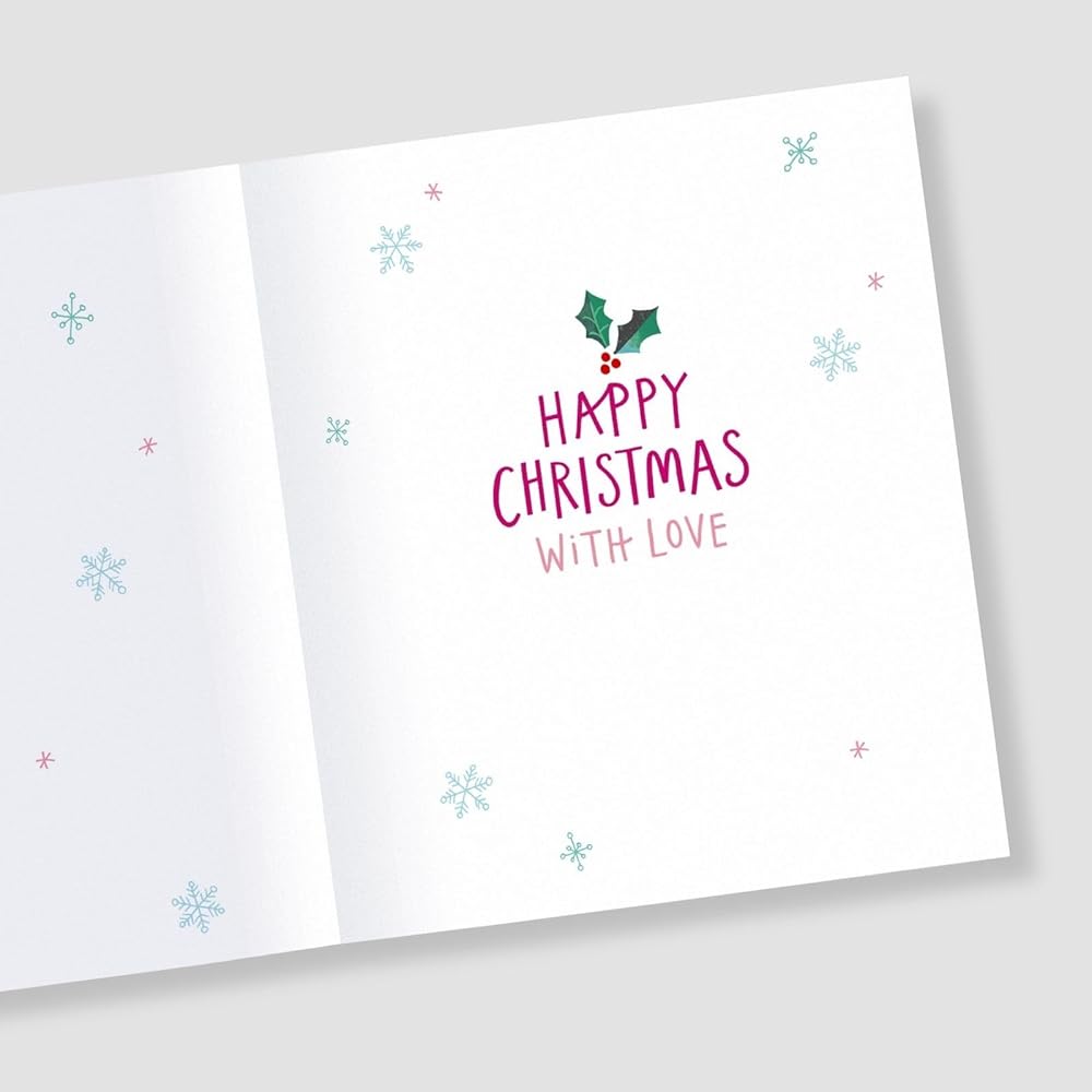 Vibrant Design Lovely Auntie Christmas Card