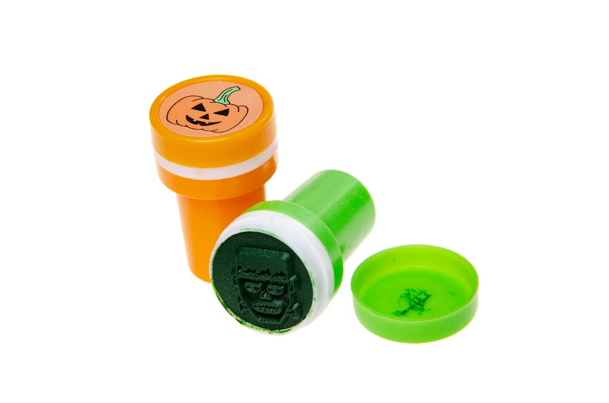 Pack of 12 Halloween Stamps - Party Bags Rewards Crafting Activities