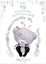 Me to You Tiny Tatty Teddy Baby Safe Footprint Gift Set Official Collection