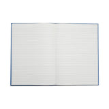 Rhino A4 Casebound 192 Page Blue 8mm Lined Hardback Notebook