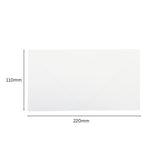 Pack of 50 White 100gsm 110x220mm–DL Gummed Envelopes