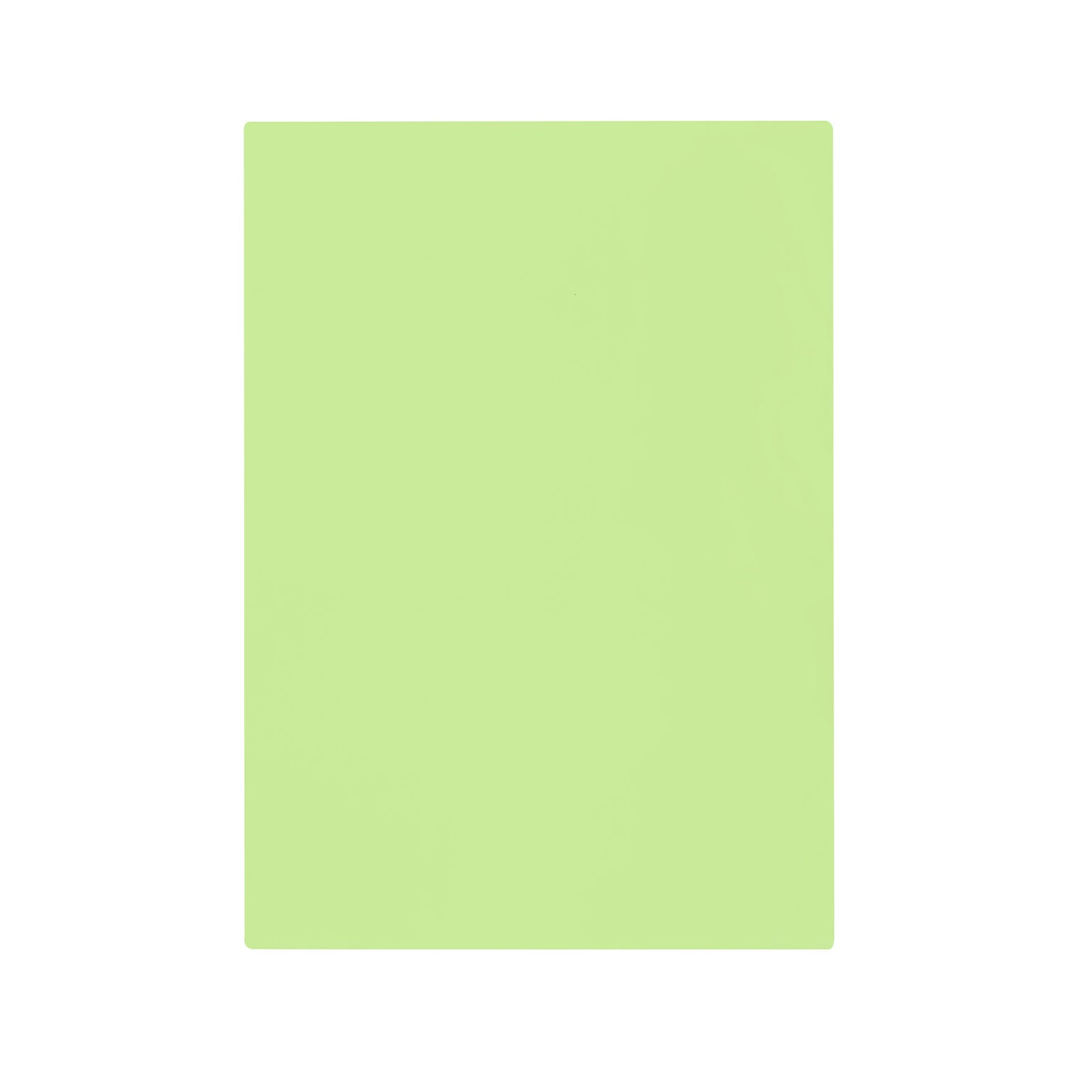 Pack of 8 A4 Plain Light Green Dyslexia Overlay Reading Sheets – PET Material, Rounded Corners