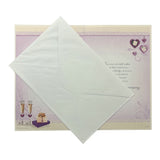 Silver Wedding Keepsake Treasures Traditional Design 40th Anniversary Card