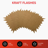 Pack of 20 Brown Kraft Flashes 200 x 150mm