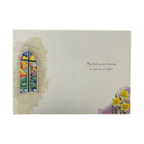 Light Of The World Blessing At Easter Greeting Open Card