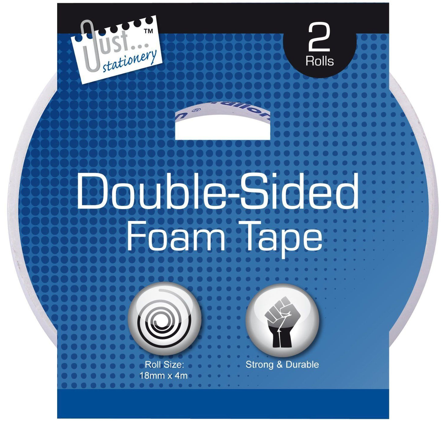 Just Stationery 4m Double Sided Foam Tape