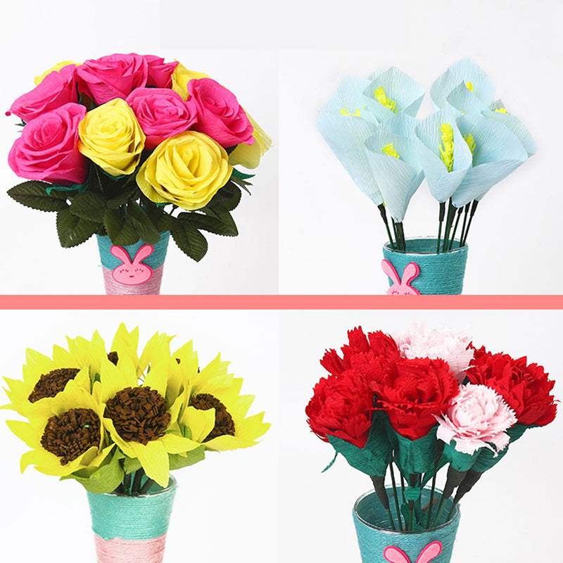 Pack of 10 Coffee Crepe Paper 50 x 200cm