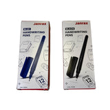 Pack of 12 Black Handwriting Pens by Janrax