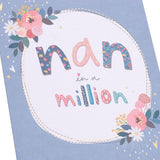 Gold Foil Detail Design Nan Mother's Day Card
