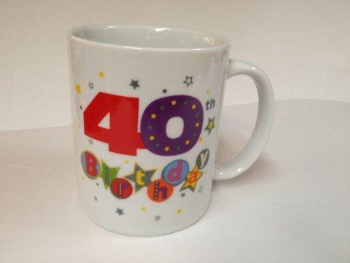 Happy 40th Birthday China Mug - Talking Pictures Fanfare Collection