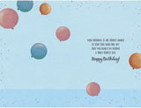 Nephew Birthday Card Party Sloth Design 