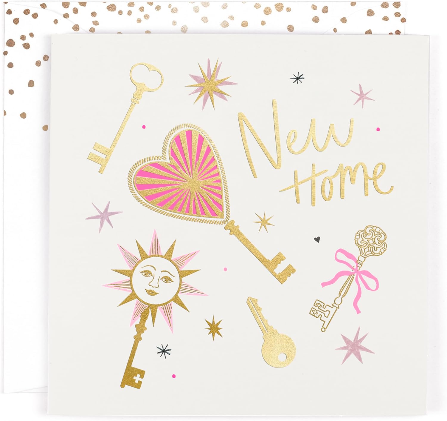 Keys Design New Home Luxury Foiled Card