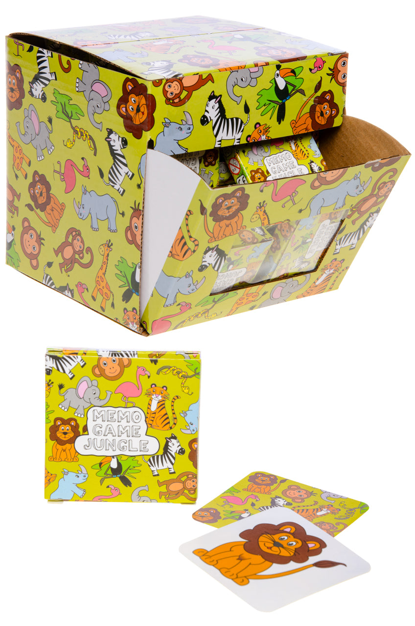 Wild Animals Mini Memory Game 28 Cards