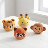 Single Plush Jungle Animal Bouncer - Party Favours Stocking Fillers