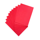 Pack of 10 A5 Red Coloured EVA Foam Sheets