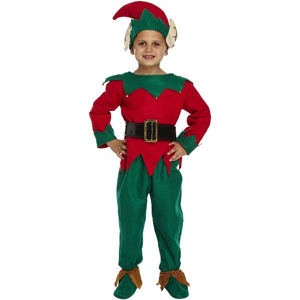 Children's Christmas Elf Costume 4-6 Years {DC}