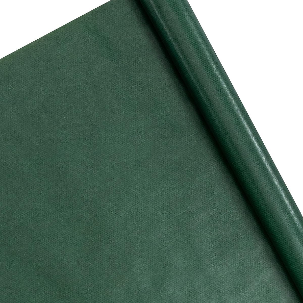 Single Ribbed Kraft Christmas Wrapping Paper Roll 2m x 69cm