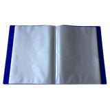 A4 Blue Flexible Cover 80 Pocket Display Book