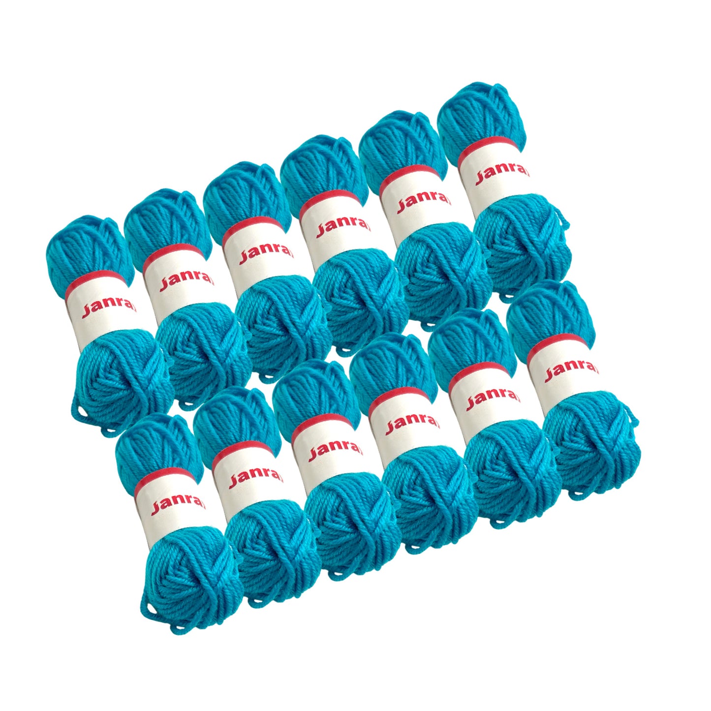 Blue Acrylic Yarn Roll – 10g, 4 Strand 8 Ply Knitting Wool