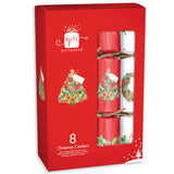 Pack of 8 12" Foliage Family Christmas Dinner Crackers
