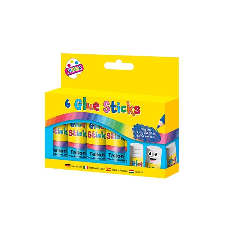 Pack of 6 8g Glue Sticks
