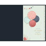 Special Mum Large Birthday Card Cake and Balloon Design
