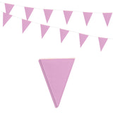 Pale Pink Bunting 10m with 20 Pennants