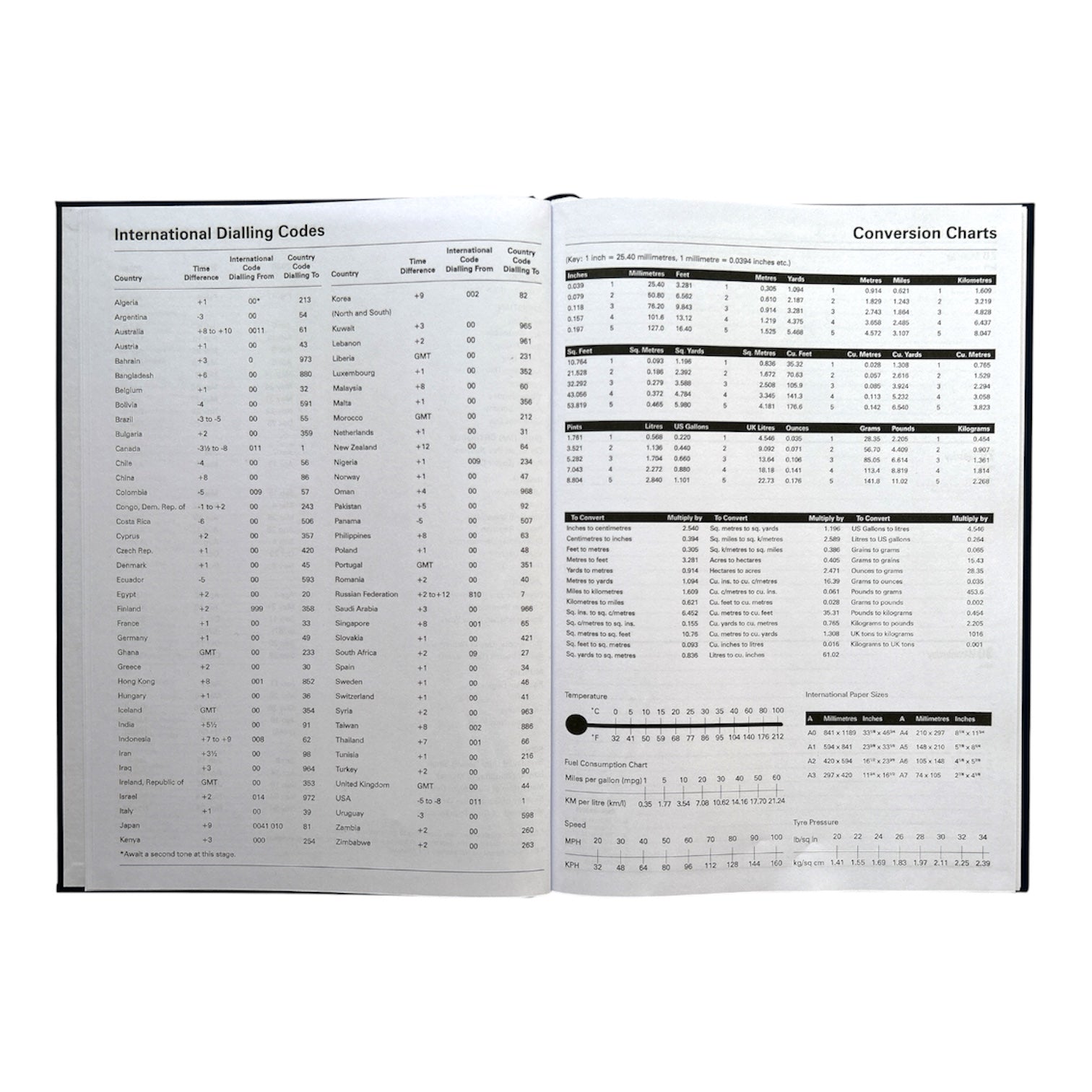 Janrax 2027 A4 Week To View Black Desk Diary