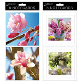 Floral Square Note Card (Pack of 8)
