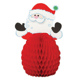 Pack of 4 Santa Honeycomb Christmas Decorations
