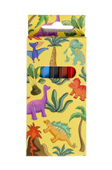 6 Pieces Dinosaur Colored Pencils 9cm